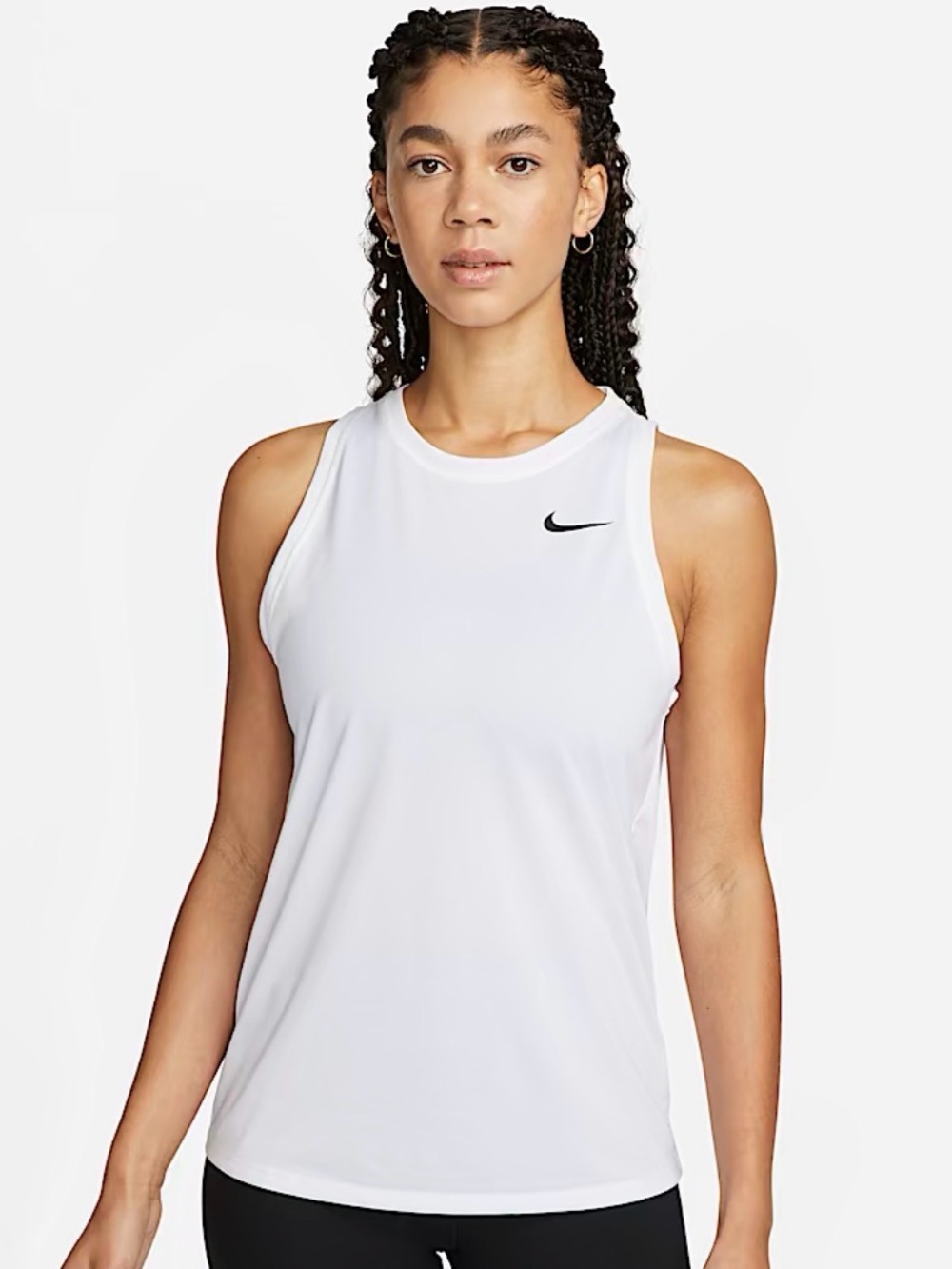 Nike Women’s White Dri-FIT Sleeveless Training Tank NWT